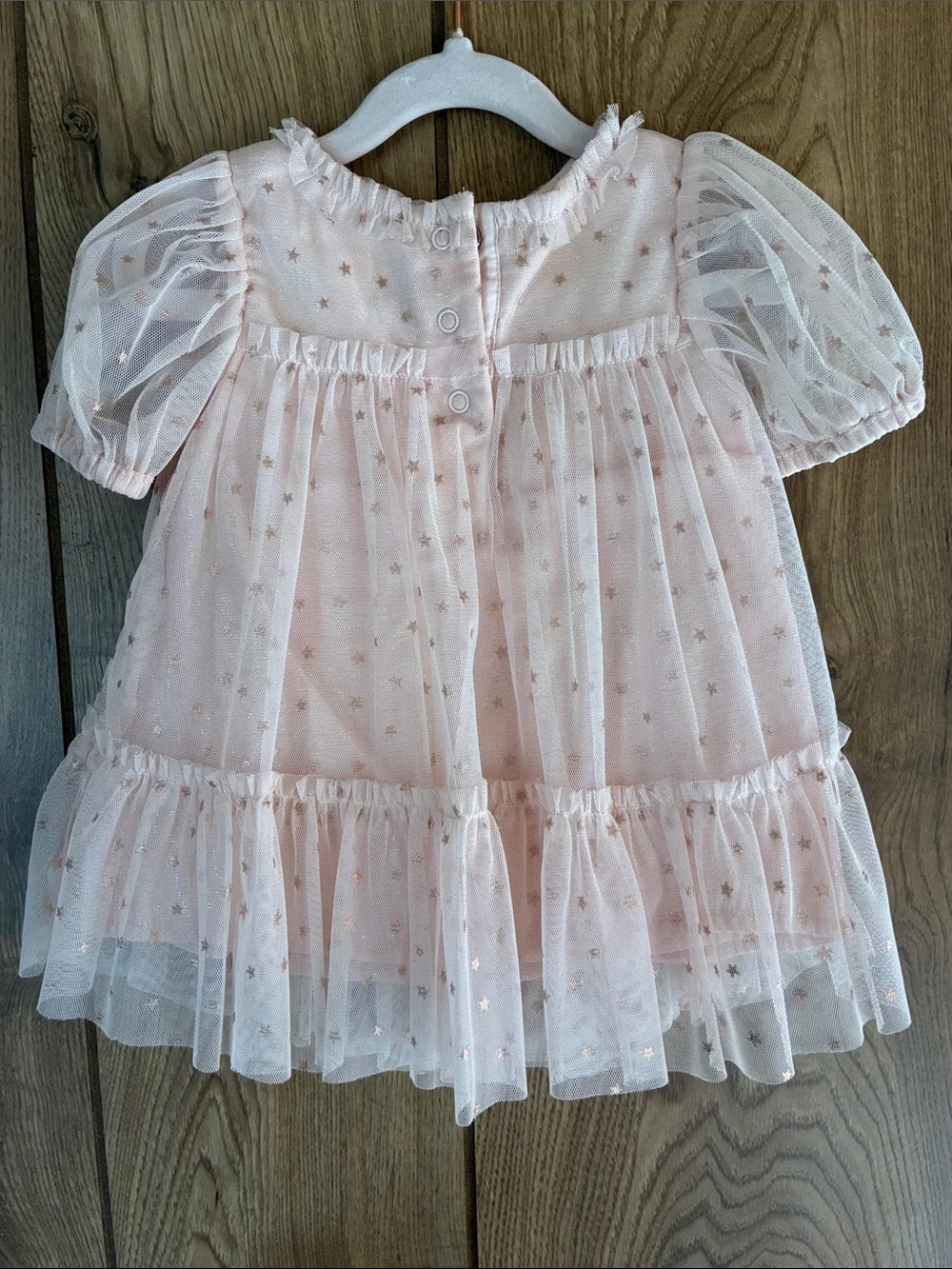 Cat & Jack Pink Star Tulle Dress for Girls